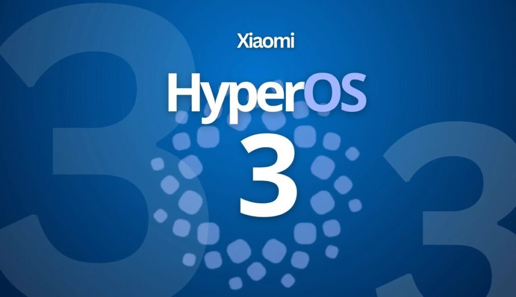 imagem mostra o logo ofical do Xiaomi HyperOS 3