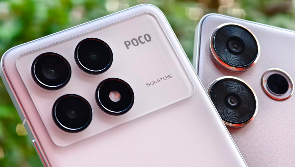 Comparação visual do POCO F8 Ultra e POCO F6