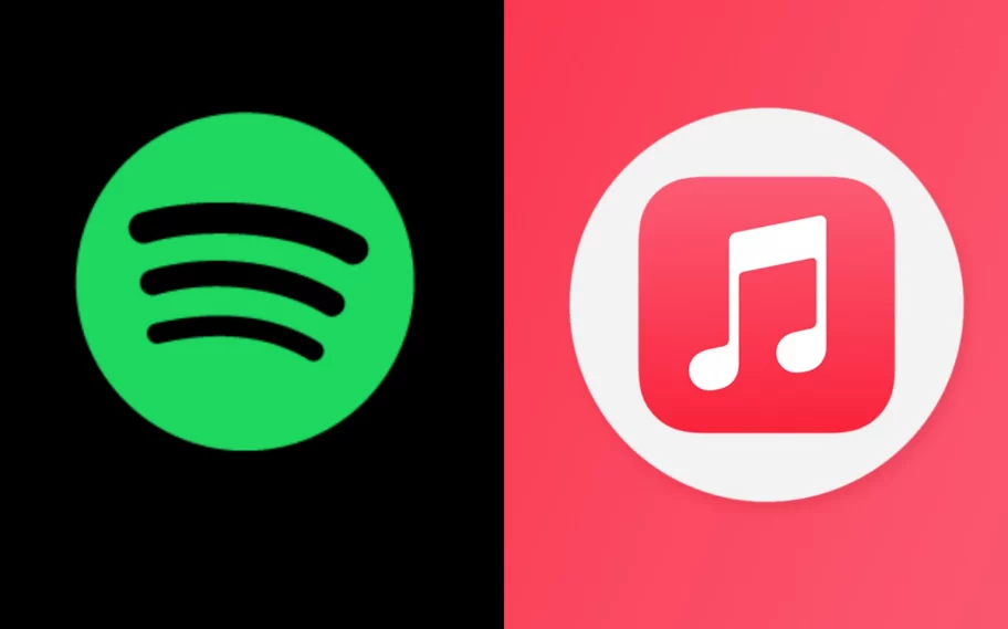Tela do iPhone mostrando as configurações do Apple Music com a opção Transfer Music from Other Music Services destacada.