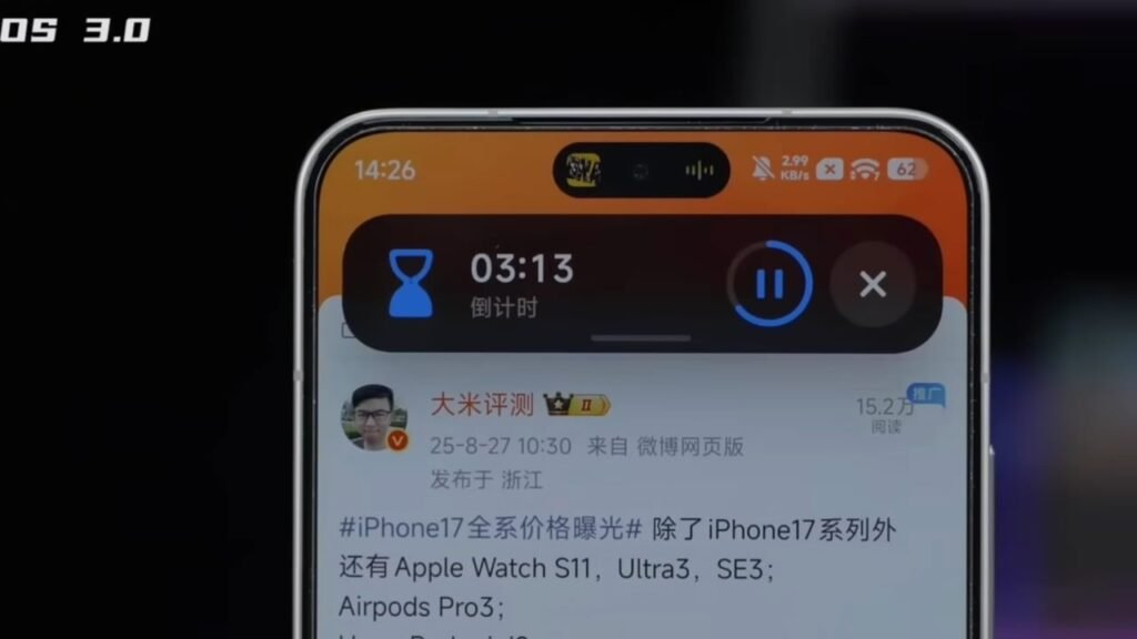 atualização da Xiaomi com HyperOS 3