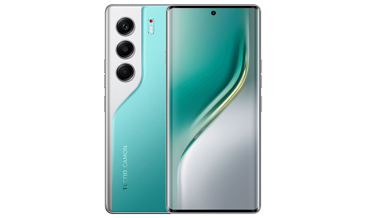 Camon 40 e Camon 40 Pro de frente comparando design 2025