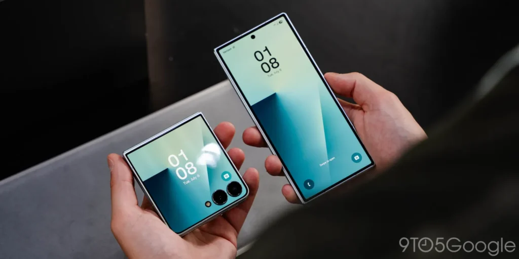 Galaxy Z Flip 8, Samsung foldable 2026, smartphone dobrável fino, Android 17 Samsung, celulares premium 2025,