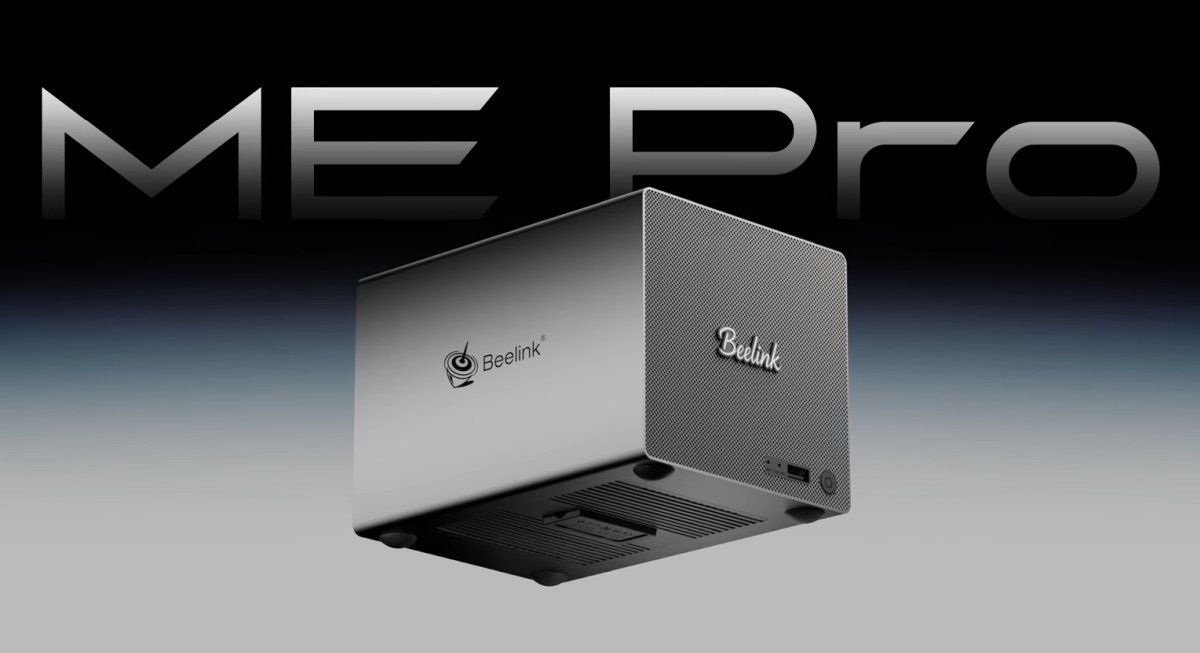 Beelink ME Pro chega ao mercado com design modular e até 84TB de armazenamento por US$ 369