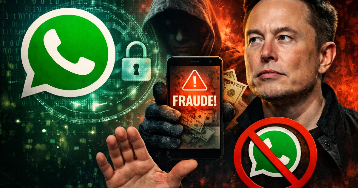 Criptografia do WhatsApp: Alegações fraudulentas levam Musk a recomendar abandono do WhatsApp